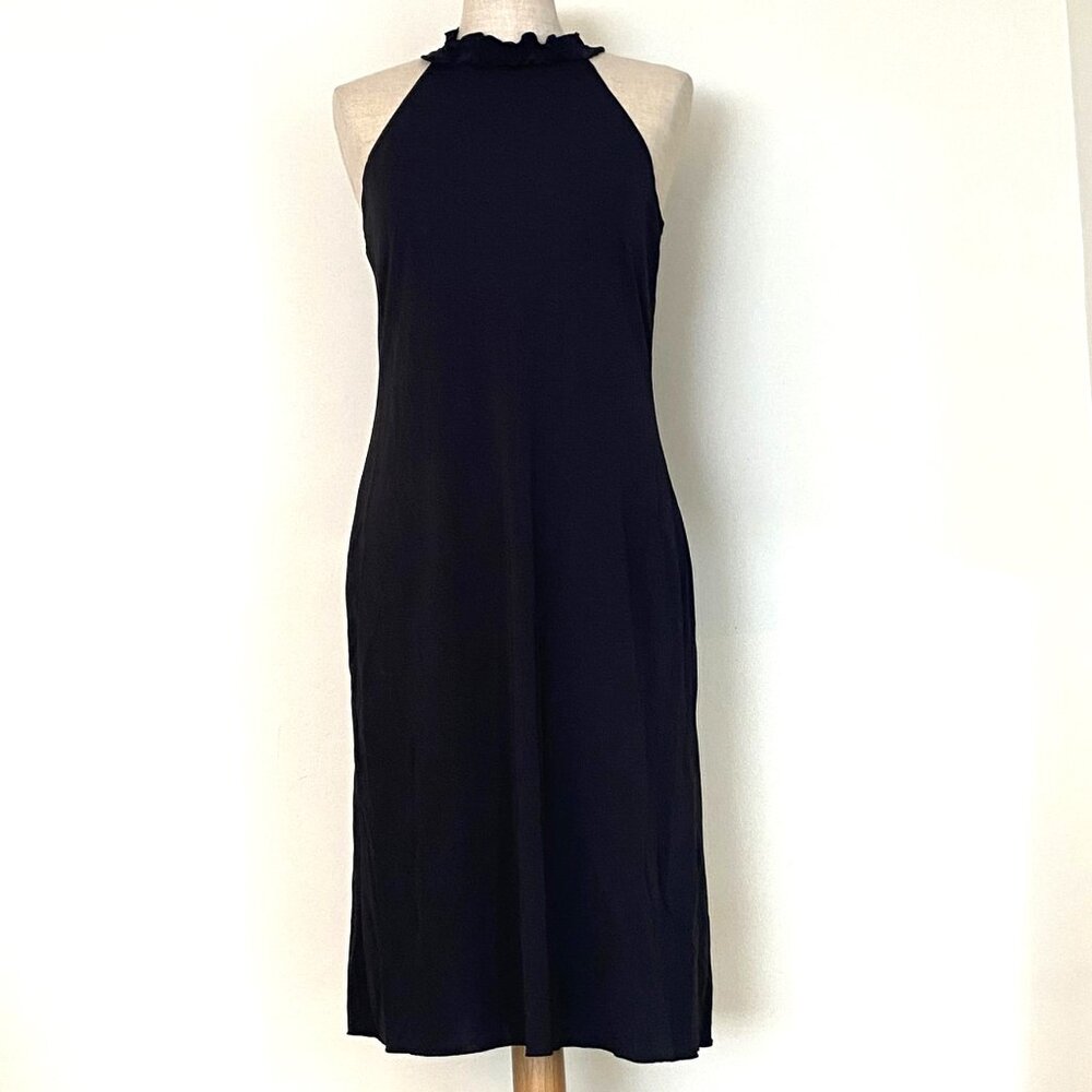 Banana Republic Black Sleeveless Midi Dress